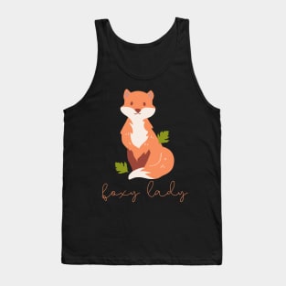 Fox Lovers Gift Foxy Lady Tank Top